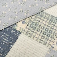 Donna Sharp Blue Pastures Easy Care Quilt Set