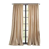 Martha Stewart Martha'S Velvet Back Tab Room Darkening Set of 2 Curtain Panel