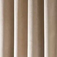 Martha Stewart Martha'S Velvet Back Tab Room Darkening Set of 2 Curtain Panel