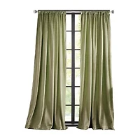 Martha Stewart Martha'S Velvet Back Tab Room Darkening Set of 2 Curtain Panel