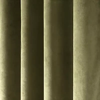 Martha Stewart Martha'S Velvet Back Tab Room Darkening Set of 2 Curtain Panel
