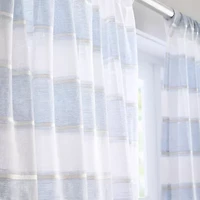 CHF Harbor Rod Pocket Sheer Set of 2 Curtain Panel