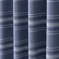 Martha Stewart Ruffle Stripe Rod Pocket Valance