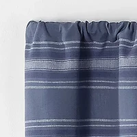 Martha Stewart Ruffle Stripe Rod Pocket Valance
