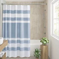 Madison Park Spa Waffle  With 3m Treatment Shower Curtain