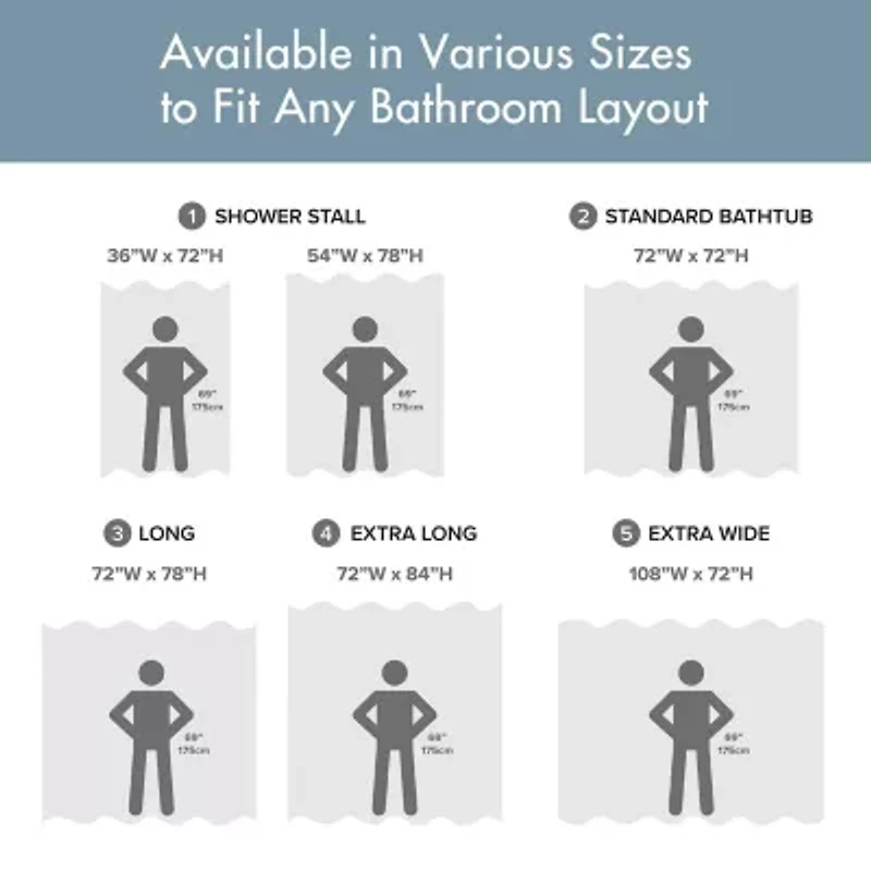 Madison Park Spa Waffle  With 3m Treatment Shower Curtain