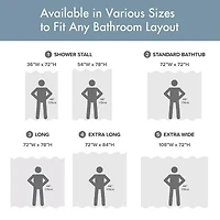 Madison Park Spa Waffle  With 3m Treatment Shower Curtain