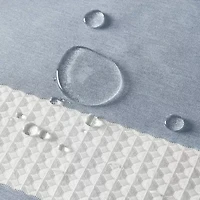 Madison Park Spa Waffle  With 3m Treatment Shower Curtain