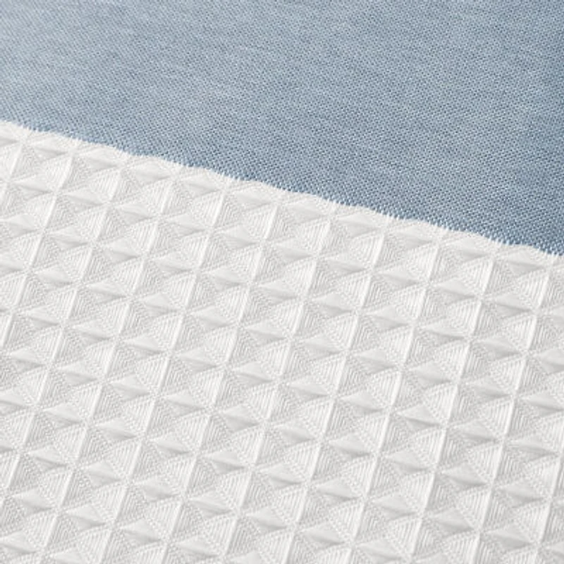 Madison Park Spa Waffle  With 3m Treatment Shower Curtain