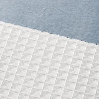 Madison Park Spa Waffle  With 3m Treatment Shower Curtain