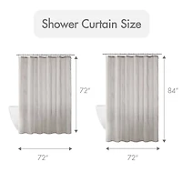 Madison Park Lydia Sheer Shower Curtain