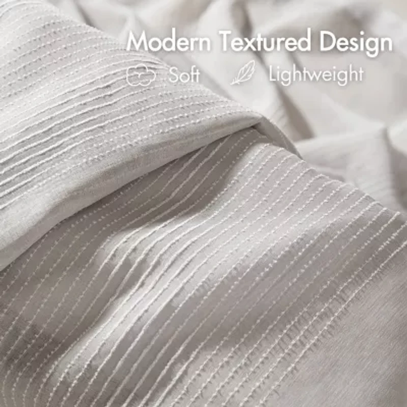 Madison Park Lydia Sheer Shower Curtain