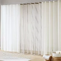 Madison Park Lydia Sheer Shower Curtain