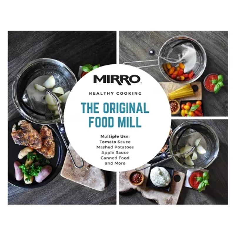 MIRRO Stainless Steel 3.5-qt. Food Mill