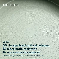 Circulon Halo with LaserDefense Ceramic Nonstick 10" Frying Pan