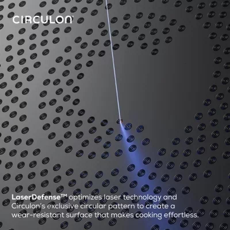 Circulon Halo with LaserDefense Ceramic Nonstick 2-pc. Frying Pan Set