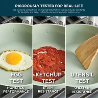 Circulon Halo with LaserDefense Ceramic Nonstick 5-qt. Covered Saute Pan