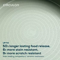 Circulon Halo with LaserDefense Ceramic Nonstick 5-qt. Covered Saute Pan