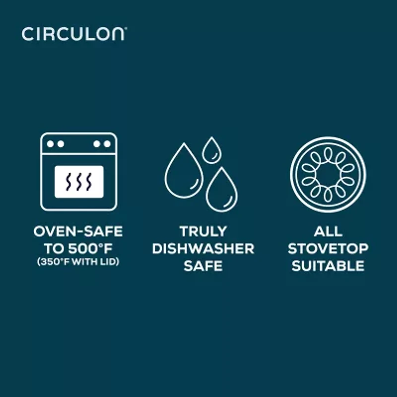 Circulon Halo with LaserDefense Ceramic Nonstick 5-qt. Covered Saute Pan