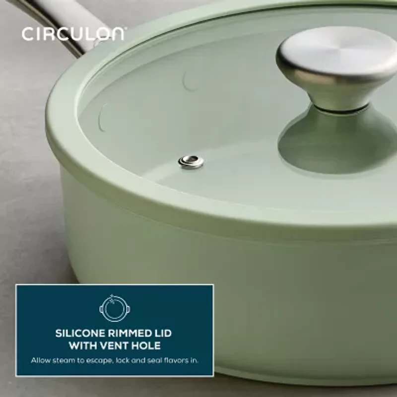 Circulon Halo with LaserDefense Ceramic Nonstick 10-pc. Cookware Set