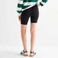 Xersion EverUltra™ Womens 8" High Rise Stretch Fabric Quick Dry Bike Short