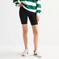 Xersion EverUltra™ Womens 8" High Rise Stretch Fabric Quick Dry Bike Short