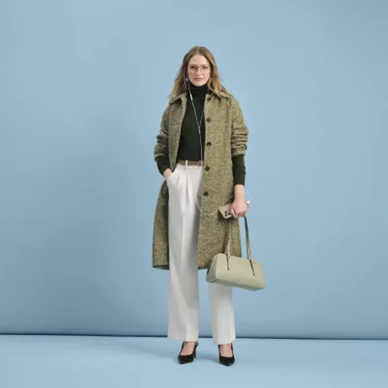 Worthington Morden Womens Pointed Closed Toe Kitten Heel Pumps