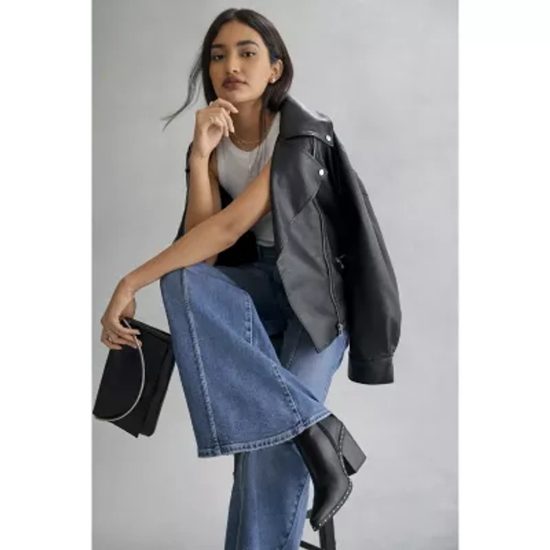 Charles David Womens Van Block Heel Dress Boots