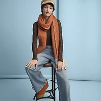 a.n.a Extreme Fringe Wrap Scarf