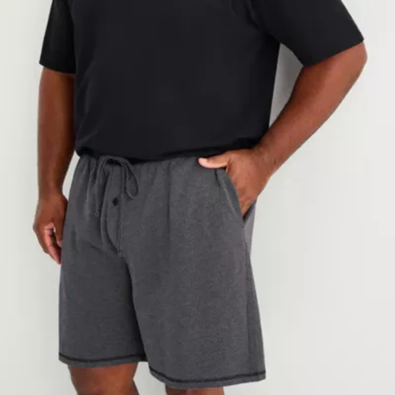 Shaquille O'Neal XLG™ Mens Crew Neck Short Sleeve 2-pc. Big and Tall Pajama Sets