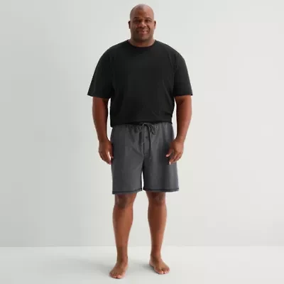 Shaquille O'Neal XLG™ Mens Crew Neck Short Sleeve 2-pc. Big and Tall Pajama Sets