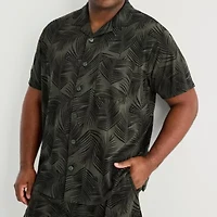 Shaquille O'Neal XLG™ Mens Short Sleeve 2-pc. Big and Tall Pajama Sets