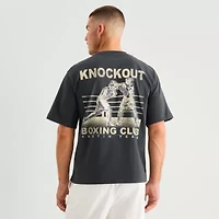 Xersion Mens Crew Neck Short Sleeve Oversized Graphic T-Shirt