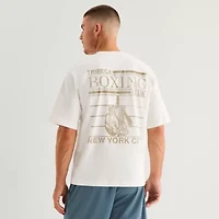 Xersion Mens Crew Neck Short Sleeve Oversized Graphic T-Shirt