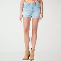 JS Jessica Simpson Womens High Rise Denim Short