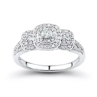 Love Lives Forever™ 1/2 CT. T.W. Diamond 14K White Gold Engagement Ring
