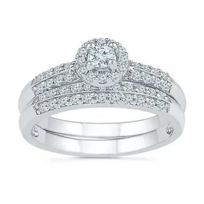 Womens / CT.T.W. Natural Diamond 10K White Gold Bridal Set