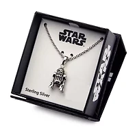 Womens Sterling Silver 18 Inch Pendant Necklace
