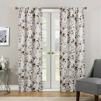 Eclipse Paige Rod Pocket Light-Filtering Single Curtain Panel