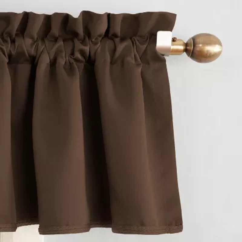 Sun Zero Emory Rod Pocket Tailored Valance