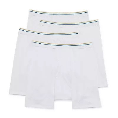 Stafford Dry + Cool Mens Big and Tall 4 Pack Boxer Briefs 302869