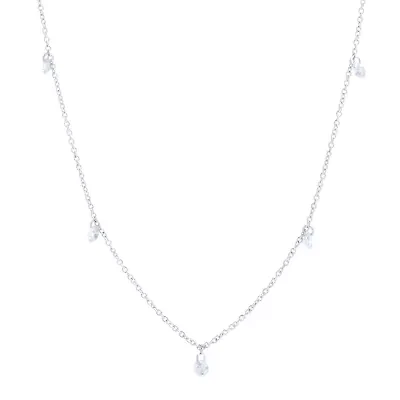 Silver Reflections Womens Pure Silver Over Brass 36 Inch Cable Chain Necklace