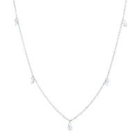 Silver Reflections Womens Pure Silver Over Brass 36 Inch Cable Chain Necklace