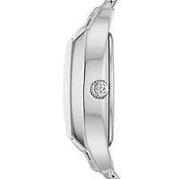 Relic By Fossil Everly Womens Silver Tone Stainless Steel Bracelet Watch Zr34620