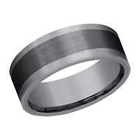 Mens 8MM Tantalum Titanium Wedding Band