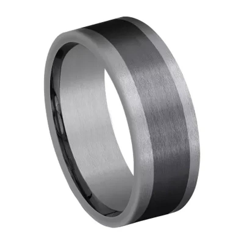Mens 8MM Tantalum Titanium Wedding Band