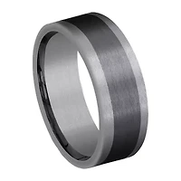 Mens 8MM Tantalum Titanium Wedding Band