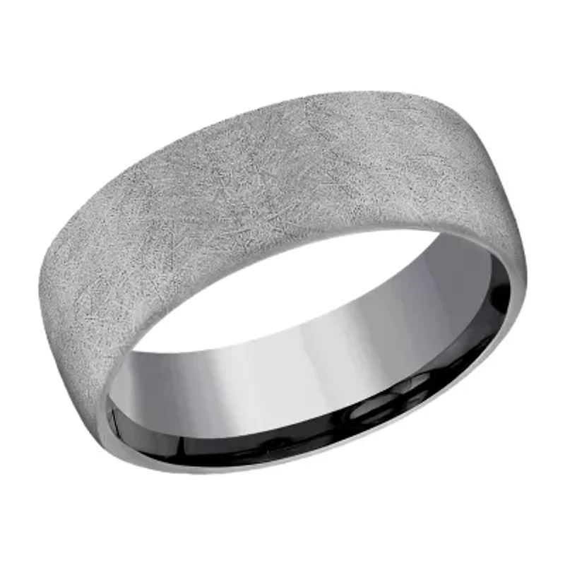 Mens 8MM Tantalum Wedding Band