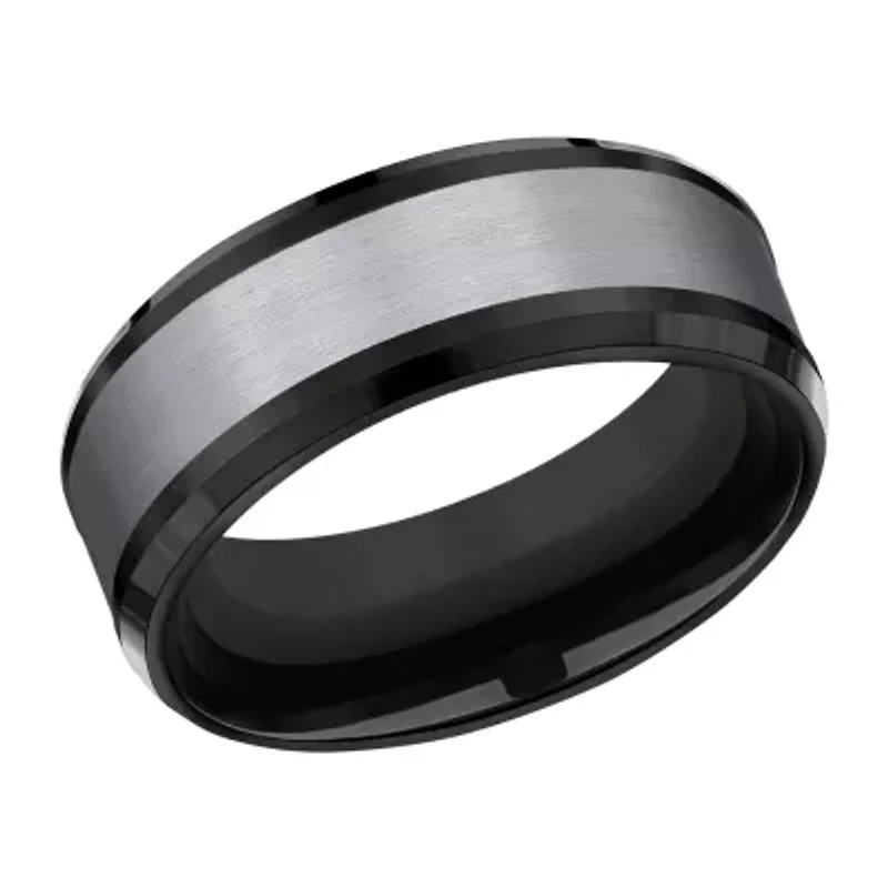 Mens 8MM Tantalum Titanium Wedding Band