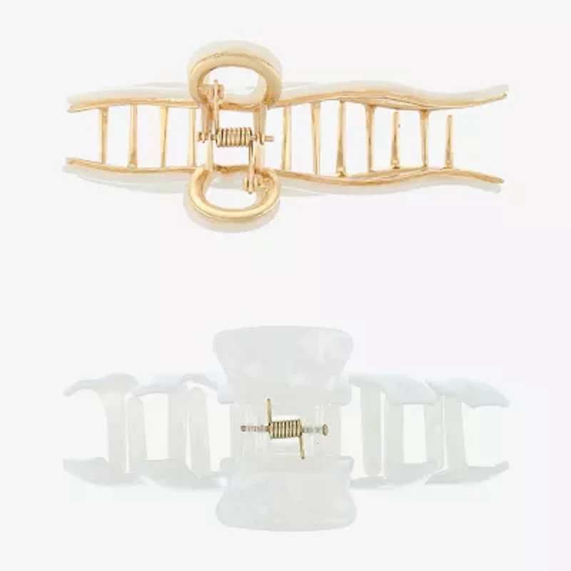 Arizona Ivory Bow 2-pc. Hair Clip
